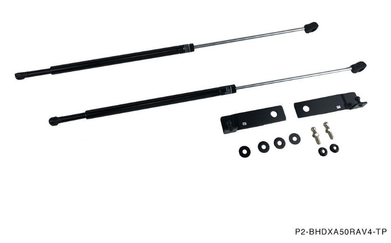 P2M Black Hood Dampers - Toyota Rav4 XA50 (2019+)