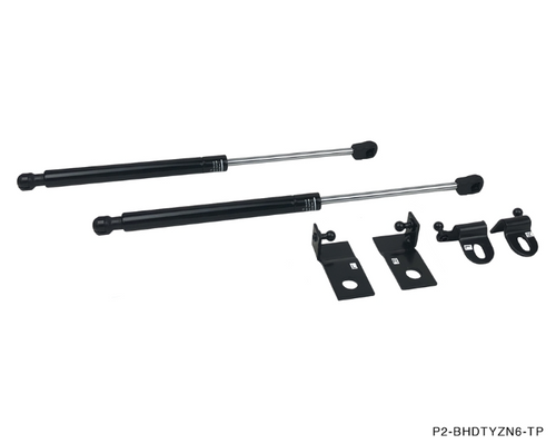 Phase 2 Motortrend (P2M) Black Series Engine Hood Bonnet Dampers Set - Subaru BRZ (2012-2021)