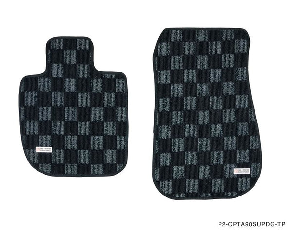 Phase 2 Motortrend (P2M) Dark Grey Floor Mats Set - Toyota Supra A90 (2019+)