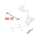 GSP Godspeed Project - Nissan Altima (L32) 2007-12 Adjustable Rear Toe Arms With Spherical Bearings