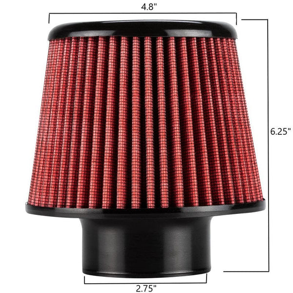 DC Sports Intake System DC Sports 2.75" Replacement Air Filter Open Top
