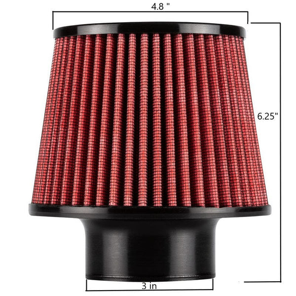 DC Sports Intake System DC Sports 3" Replacement Air Filter 6.25" Tall