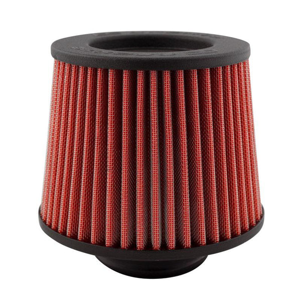 DC Sports Replacement Single Air Filter - 4" Inlet, Base 6", Top 5", 6"W, 6"H - Universal
