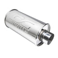 DC Sports Exhaust DC Sports Universal Round Muffler 2.5" Inlet 3" Outlet