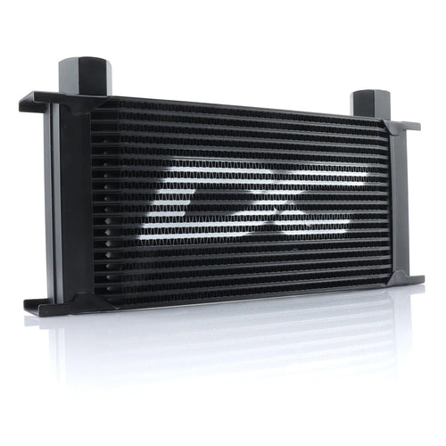 DC Sports Performance 19 Row Oil Cooler - Black - Universal