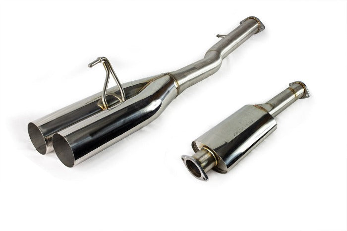 IS-EPDual-350BO - ISR 4" EP Dual Boso / Blast Tip Exhaust System - Nissan Z33 350z (2003-2009)