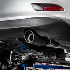 DC Sports Exhaust DC Sport Universal Bolt On Exhaust Slant Cut Tip 2.875" Inlet 3.87" Outlet