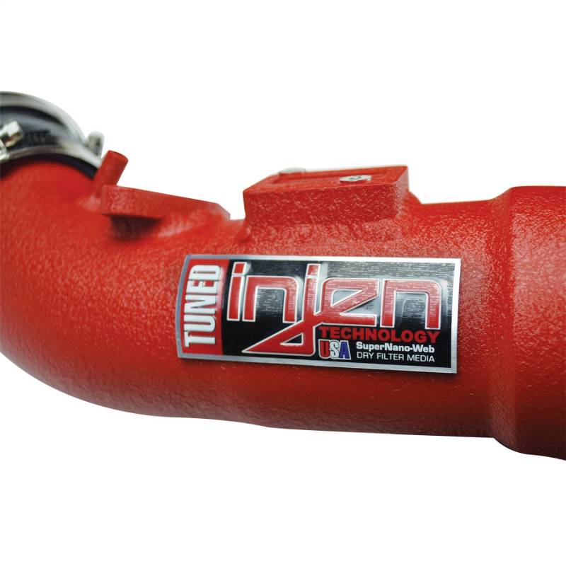 Injen SP Short Ram CAI Cold Air Intake System - Wrinkle Red - Honda Civic Type R FK8 (2017-2021)