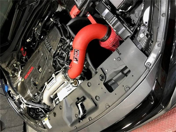 Injen SP Short Ram CAI Cold Air Intake System - Wrinkle Red - Honda Civic Type R FK8 (2017-2021)