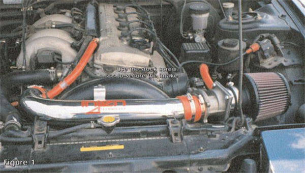 Injen IS Short Ram Air Intake System Polished - Nissan 240sx S13 KA24DE (1989-1994)