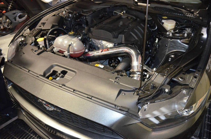 Injen PF Cold Air Intake System (Wrinkle Black) - Ford Mustang 2015-2016