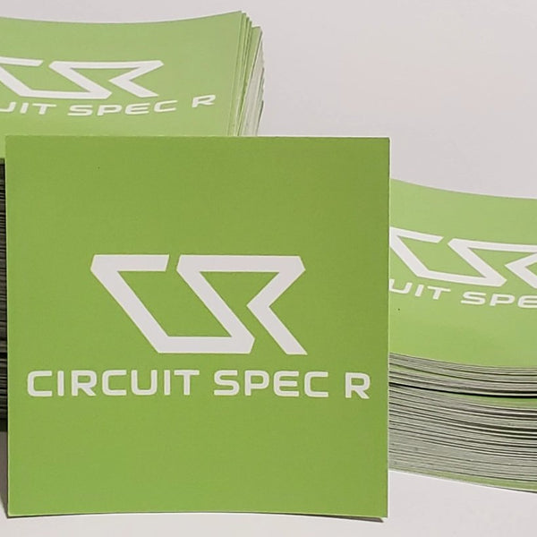 Circuit Spec R *CSR* Logo Stickers - 3x3