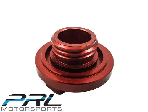 PRL Motorsports Billet Aluminum Oil Cap - Anodized Red - Universal Honda