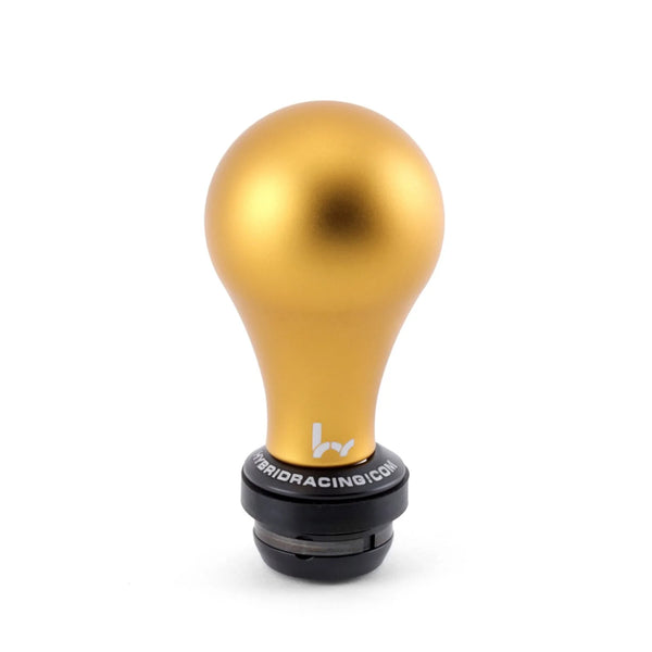 Hybrid Racing Shift Knob & Shift Boot Collar Combo - Dust Gold & Black - M10x1.5 thread