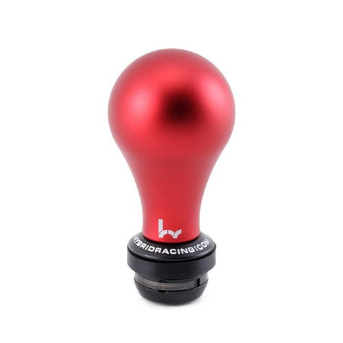 Hybrid Racing Shift Knob & Shift Boot Collar Combo - Dust Red & Black - M10x1.5 thread