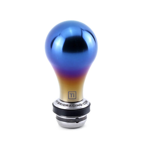 Hybrid Racing Shift Knob & Shift Boot Collar Combo - Titanium & Stainless Steel - M10x1.5 thread