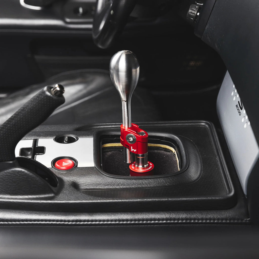 HYB-SAS-01-46 - Hybrid Racing Red Short Shifter - Honda S2000 AP1 AP2 ...