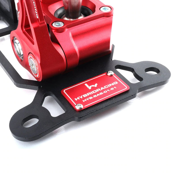 Hybrid Racing Performance Adjustable Short Shifter - Red - Honda Accord (1998-2002)