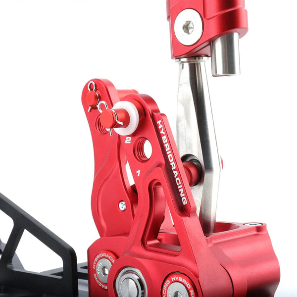 Hybrid Racing Performance Adjustable Short Shifter - Red - Honda Accord (1998-2002)