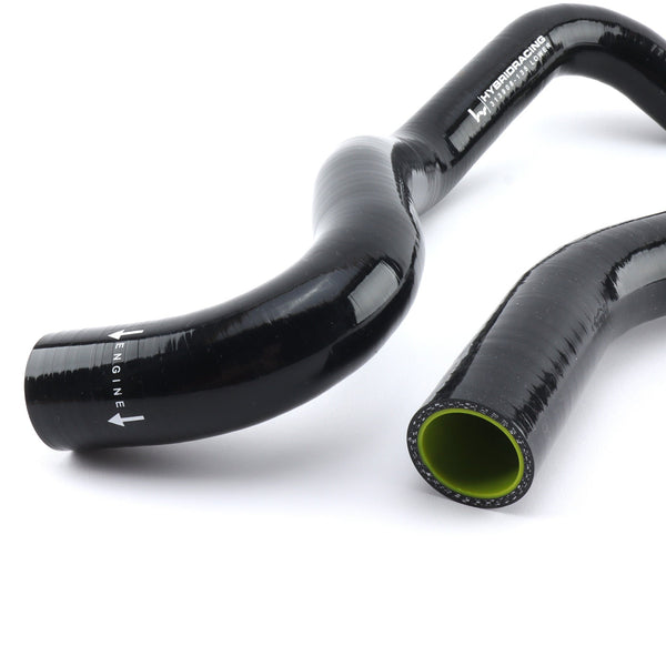 Hybrid Racing Silicone Radiator Hoses (12-15 Civic Si) Black HYB-RAH-01-34