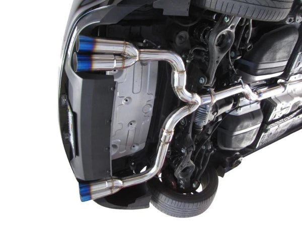 ISR Performance Quad Titanium Tip Race Exhaust System - Hyundai Genesis Coupe 3.8L