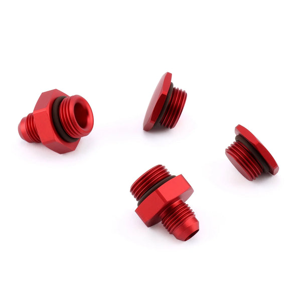 Hybrid Racing K-Series Fuel Rail & Fittings - Acura / Honda K-Swap - Red