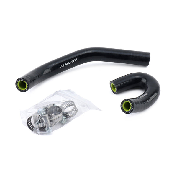 Hybrid Racing Silicone Oil Cooler Hoses (06-11 Honda Civic Si) Black HYB-OCH-01-15