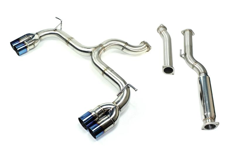 ISR Performance Quad Titanium Tip Race Exhaust System - Hyundai Genesis Coupe 2.0T