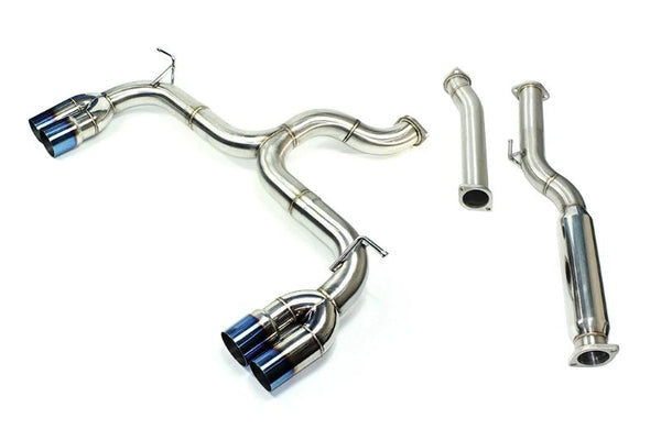 ISR Performance Quad Titanium Tip Race Exhaust System - Hyundai Genesis Coupe 2.0T