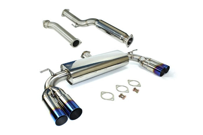 IS-ST-GEN20 - ISR Street Exhaust System w/ Titanium Tips - Hyundai Genesis Coupe 2.0T (2009-2013)