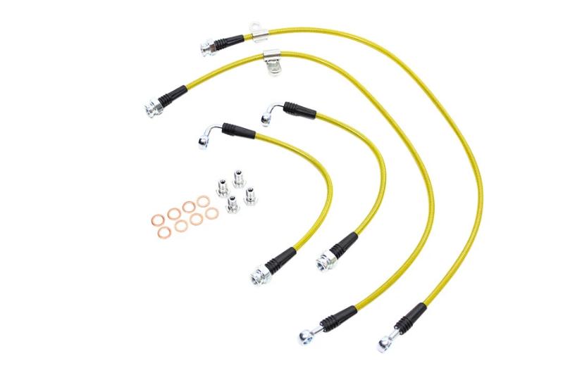 ISR Performance Stainless Steel Braided Brembo Front & Rear Brake Lines - Nissan Z33 350z (2003-2009)