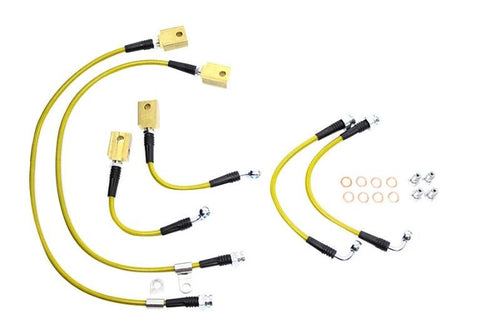 ISR Performance Stainless Steel Braided Standard Front & Rear Brake Lines - Nissan Z34 370z (2009+)