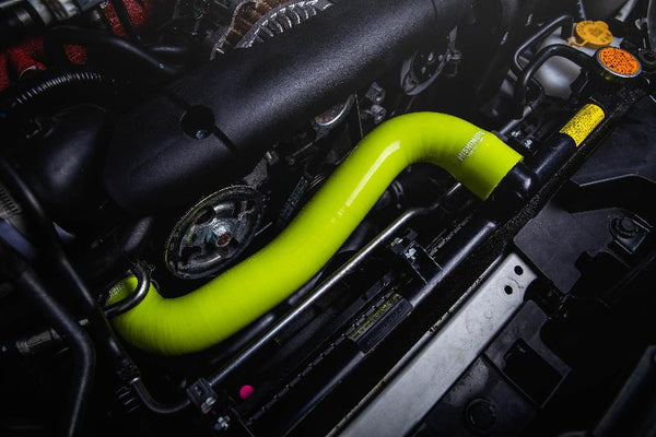 Mishimoto Silicone Radiator Coolant Hose Kit Neon Yellow - Subaru WRX (2015+)