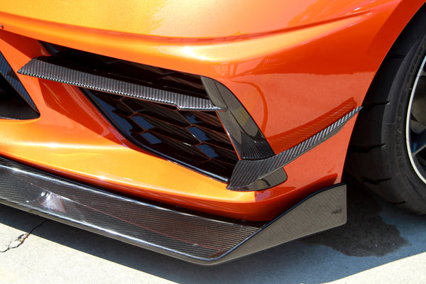 APR Performance Carbon Fiber Front Air Dam Spoiler - Chevrolet Corvette C8 (2020+)