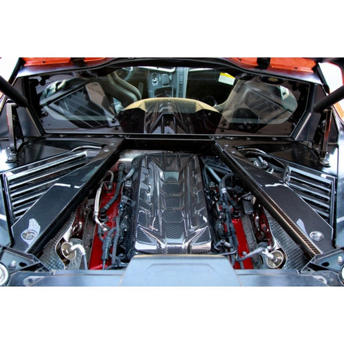 APR Performance Carbon Fiber Engine Bay Panel Covers Set- Chevrolet Corvette C8 (2020+)