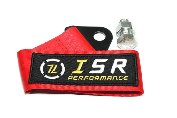 ISR Performance Universal Racing Track Tow Strap - Red