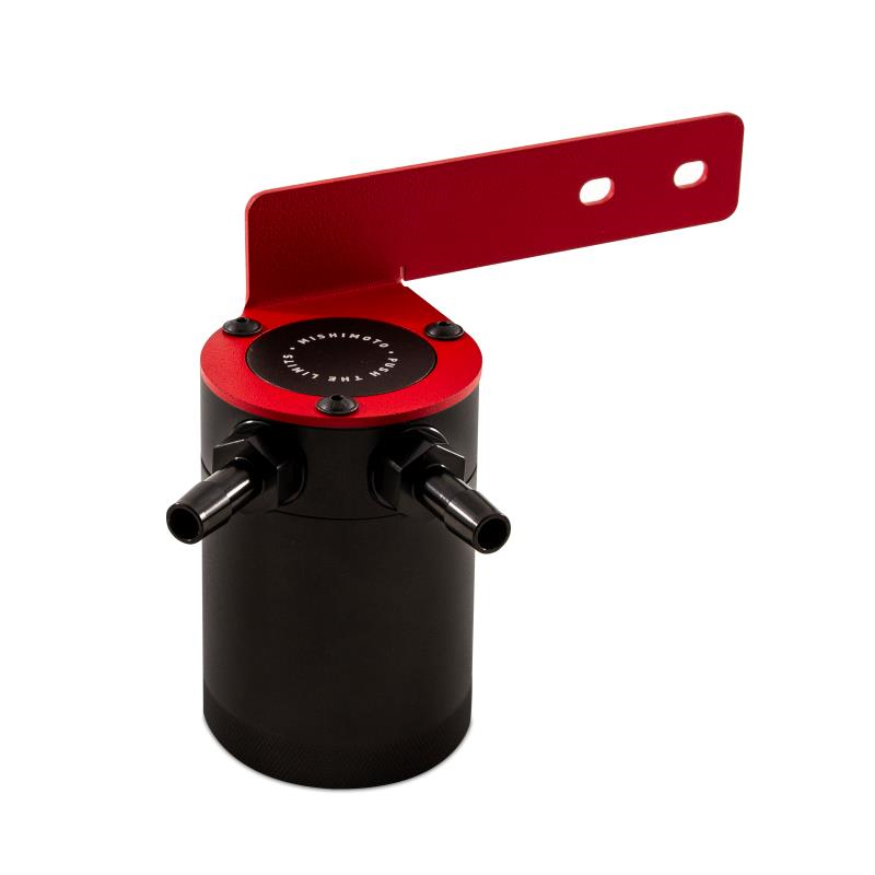 Mishimoto Performance Baffled Oil Catch Can Kit w/ Red Bracket - Honda Civic Type R FK8 (2017+)