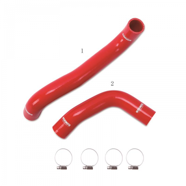 Mishimoto Silicone Radiator Coolant Hose Kit Red - Subaru STI (2008+)