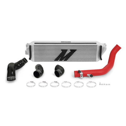 Mishimoto Performance Intercooler Kit Silver & Red - Honda Civic Type R FK8 (2017+)