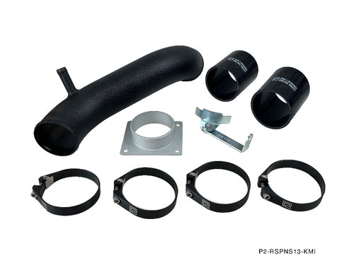 Phase 2 Motortrend (P2M) Steel Intake Hard Pipe Kit - Nissan 180sx 240sx S13 SR20DET T25 Turbo New