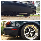 IS-CSEXH-NA - ISR 2.5" Stainless Steel Circuit Spec Exhaust System - Mazda Miata NA 1.8L (1994-1997)