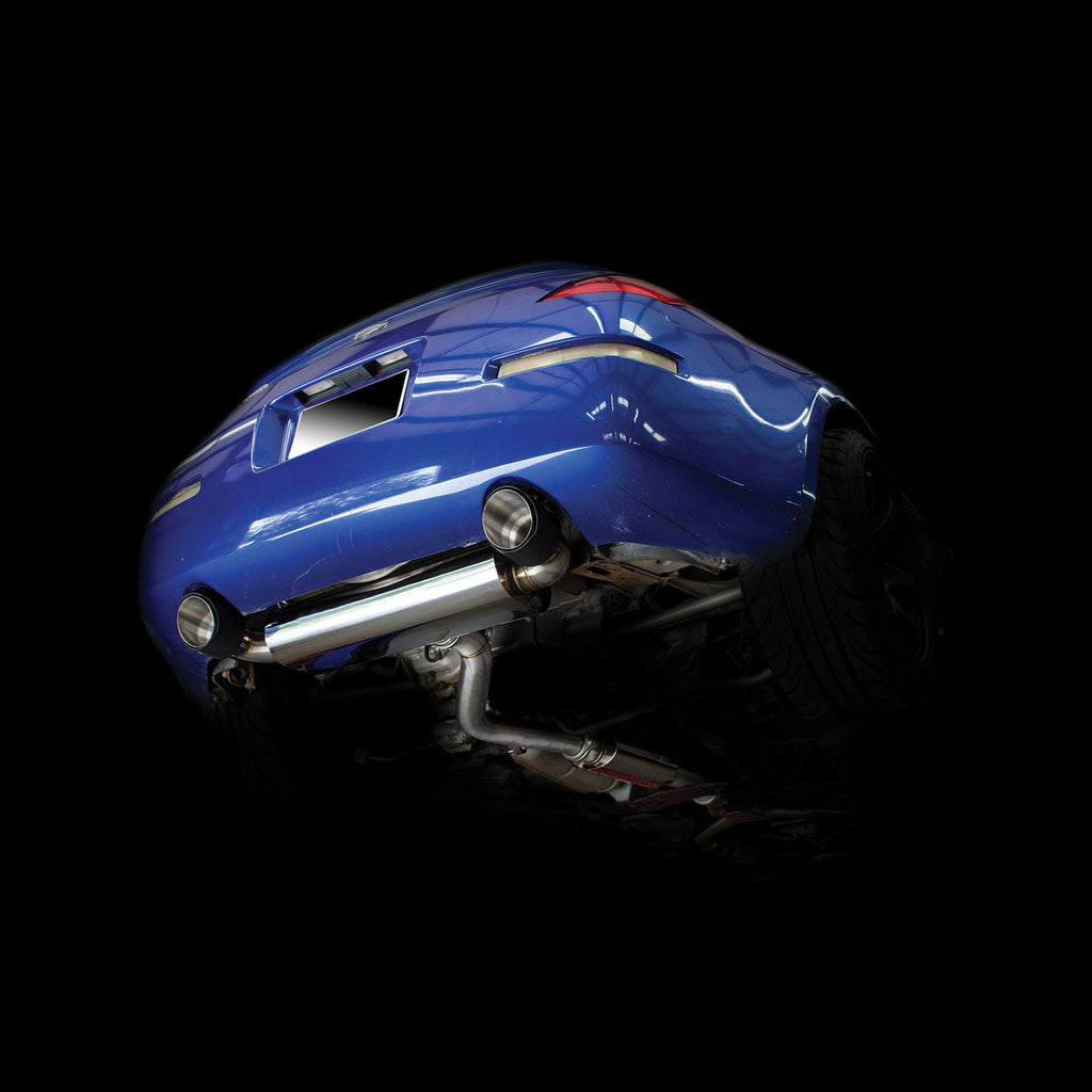IS-OMS-350Z-CT - ISR Stainless Steel OMS Spec Carbon Tip Exhaust System - Nissan Z33 350Z (2003-2009)