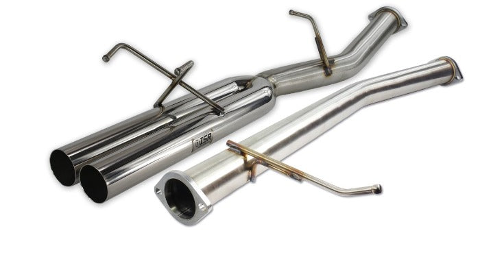 IS-EPDUAL-S13 - ISR 3" EP (Straight Pipes) Dual Tip Exhaust System - Nissan 180sx 240sx S13 (1989-1994)