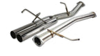 IS-EPDUAL-S13 - ISR 3" EP (Straight Pipes) Dual Tip Exhaust System - Nissan 180sx 240sx S13 (1989-1994)