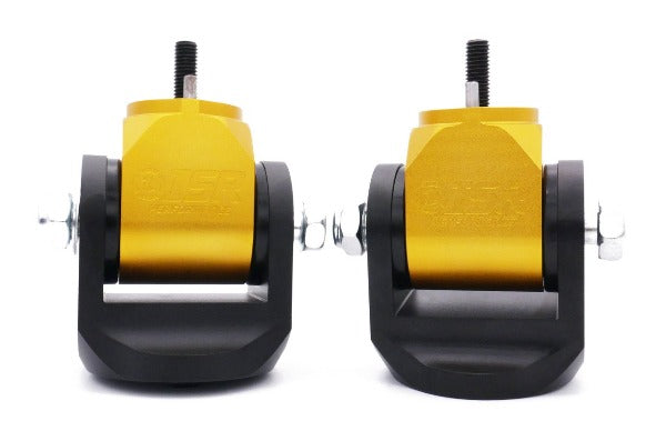 IS-EMK-Z33 - ISR Billet Engine Motor Mounts w/ Polyurethane Inserts - Nissan 350Z & G35 RWD