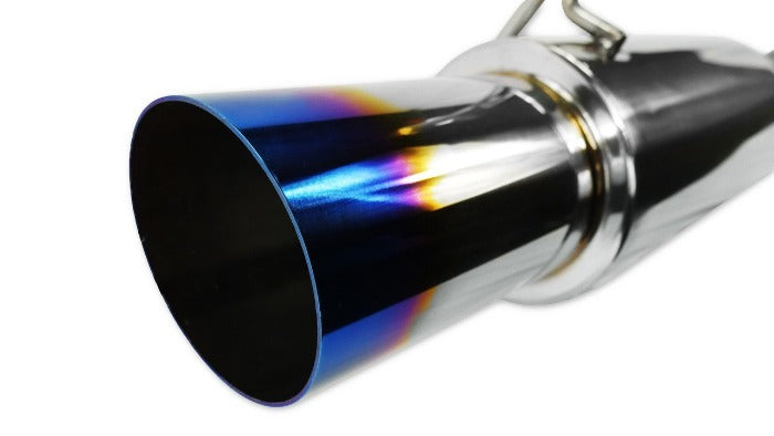 ISR Performance Stainless Steel Single Exit GT Exhaust System w/ Burnt Tip - Nissan Z33 350z (2003-2009)