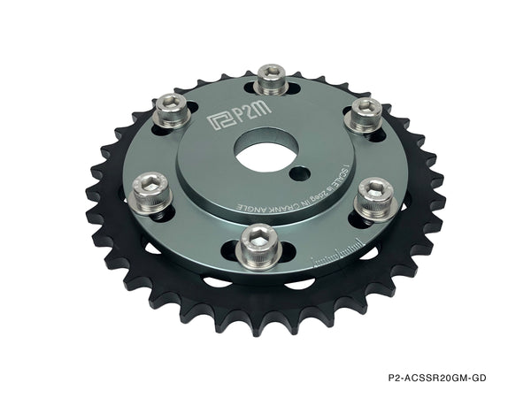 Phase 2 Motortrend (P2M) Adjustable Camshaft Gear Sprockets - Nissan 240sx S13 / S14 / S15 SR20DET