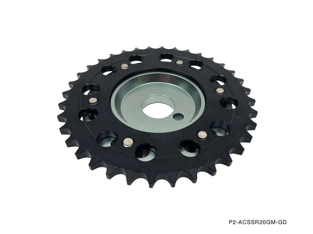 P2M Adjustable Camshaft Gear Sprockets - Nissan 240SX S13 / S14 / S15 SR20DET - P2-ACSSR20GM-GD