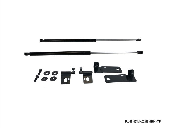 P2M Black Hood Dampers - Mazda 3 (BM/BN) (2013-2018)