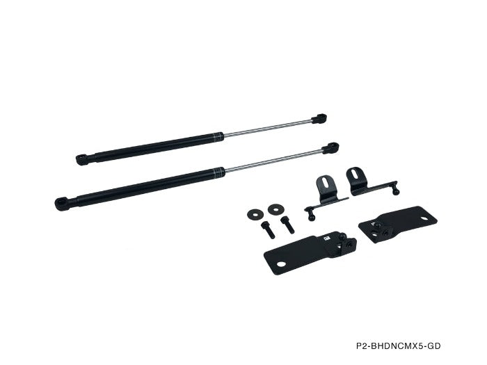 Phase 2 Motortrend (P2M) Black Series Engine Hood Bonnet Dampers Set - Mazda Miata NC (2006-2015)